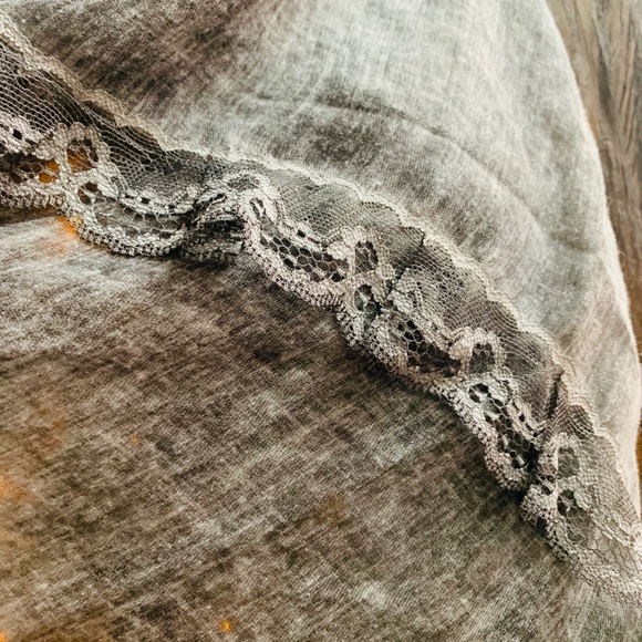 Black Lace Scarf - Picture 3 of 4